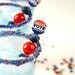 Drink stirrers - vote themed - political red, white and blue party swizzle sticks