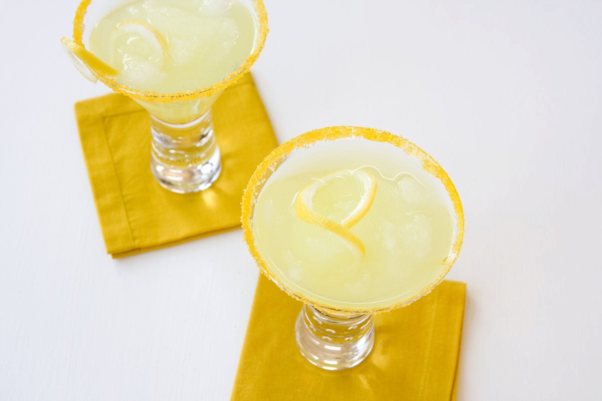 Flavored sugar - lemon drop cocktail rim sugar - martini recipes, directions included