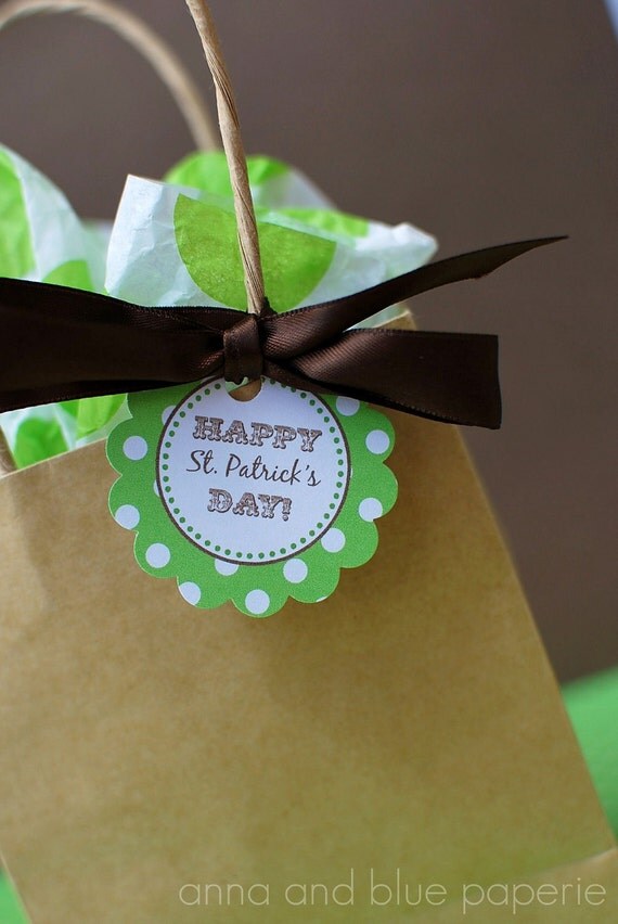 PRINTABLE Happy St. Patrick's Day Party Decor & Tags by anna and blue paperie Il_570xn