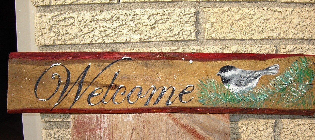 Rustic Welcome Signs