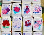 Vintage Seed Packet Floral edible image wafer paper for cookies, cakes, chocolates