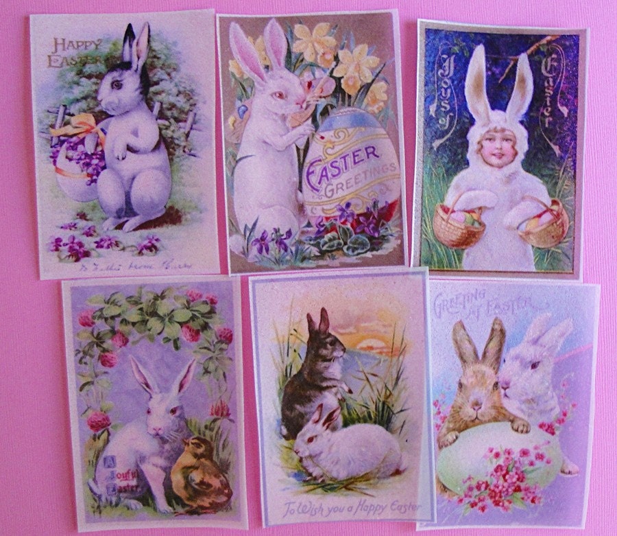 Vintage Easter Edible Image Wafer Papers for your cookies, fondant, chocolates