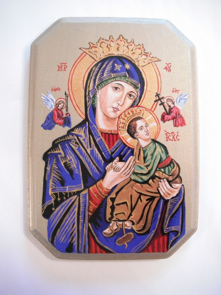 Hand Painted Catholic Icon - Made to order