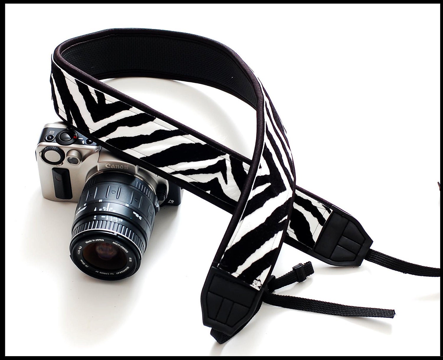 Camera Strap that is now interchangeable - Unisex  Zebra