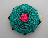 Punk rose duct tape hair clip