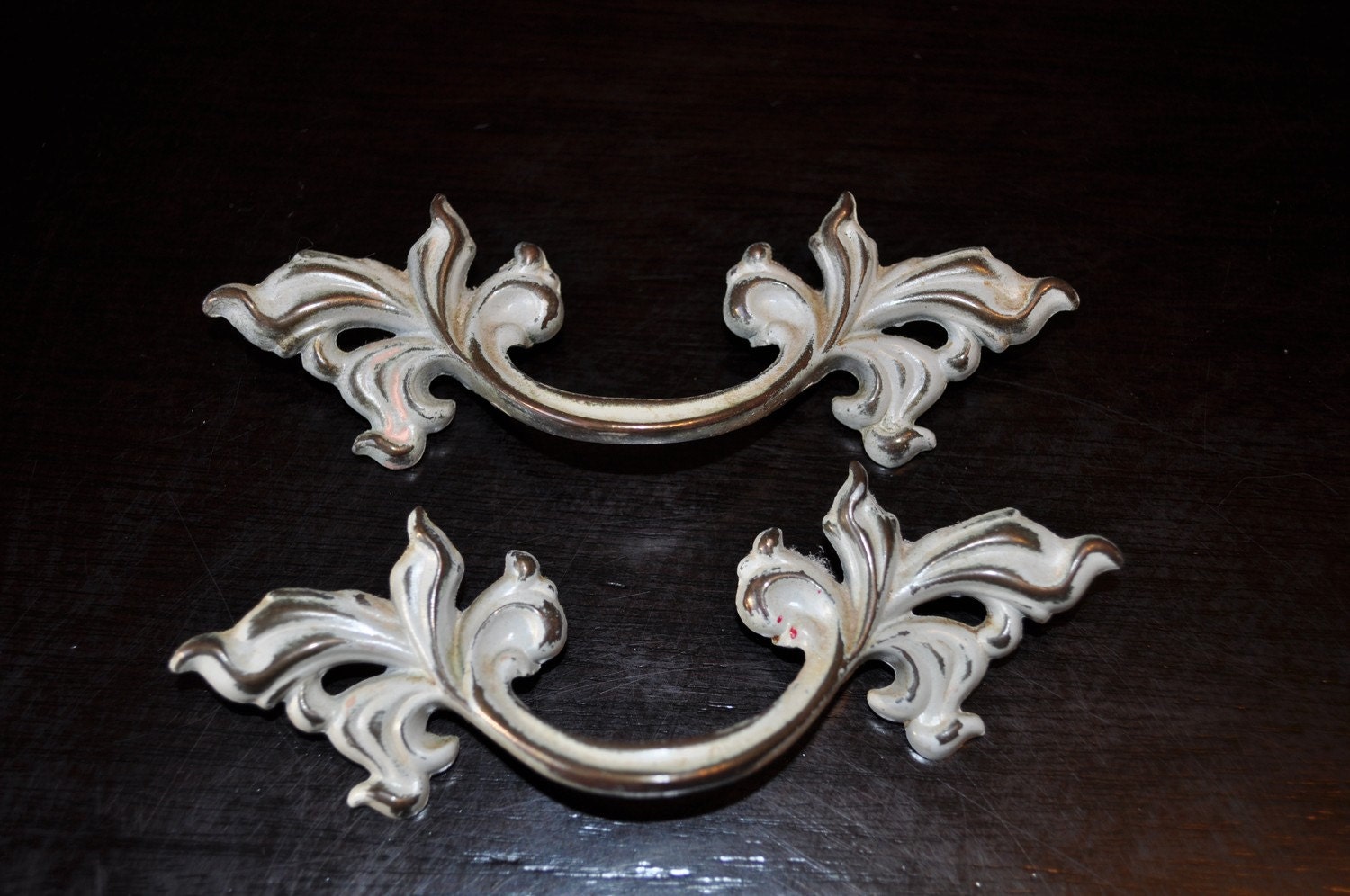 2 vintage French Provincial Drawer Handles by ashley1126 on Etsy