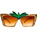 Gold Sculpted Jewel Beetle Wing Sunglasses - Tera
