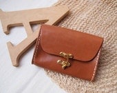 Personalized Wallet / Purse - Leather - Hand Stitched