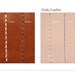 Personalized Passport Case & Luggage Tag in Set - Leather - Hand Stitched