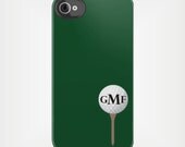 Father's Day Gift Personalized GOLF iPhone or Samsung Case 4 / 4S or 3G Custom Designed Cover - original design by a drop of golden sun