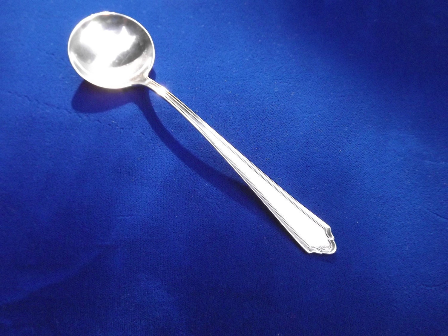 Sterling Silver Chocolate Spoon, Watson Silverware, John Alden Pattern