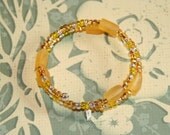 Gold Mine Double Loop Bracelet