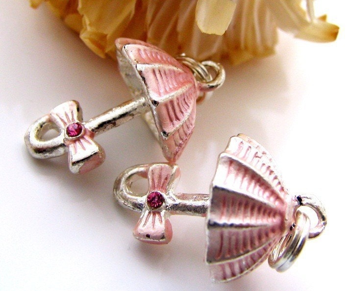 10 pcs Cute Little Umbrellas Charms