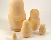 DIY Nesting Russian Matryoshka Dolls 5 Pieces 4 inches