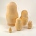 DIY Nesting Russian Matryoshka Dolls 5 Pieces 4 inches - 50 sets