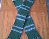 Hogwarts Slytherin Scarf - Harry Potter-inspired
