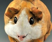 Sweet Vintage Style Guinea Pig Ornament