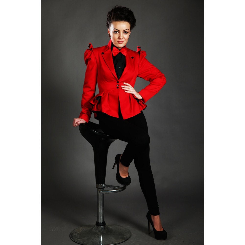 enia jacket (white, black, red, pink, nude)