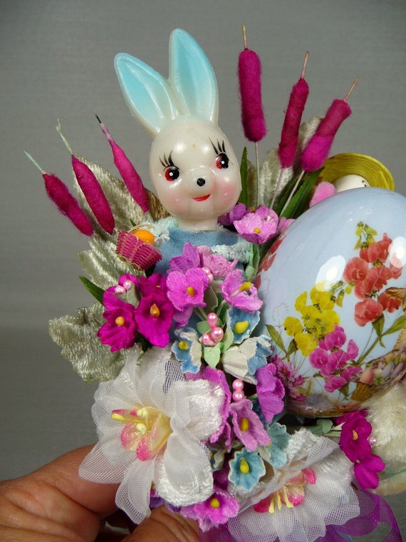 Vintage Easter Bunny Corsage Decoration Mha By Meaicp On Etsy 