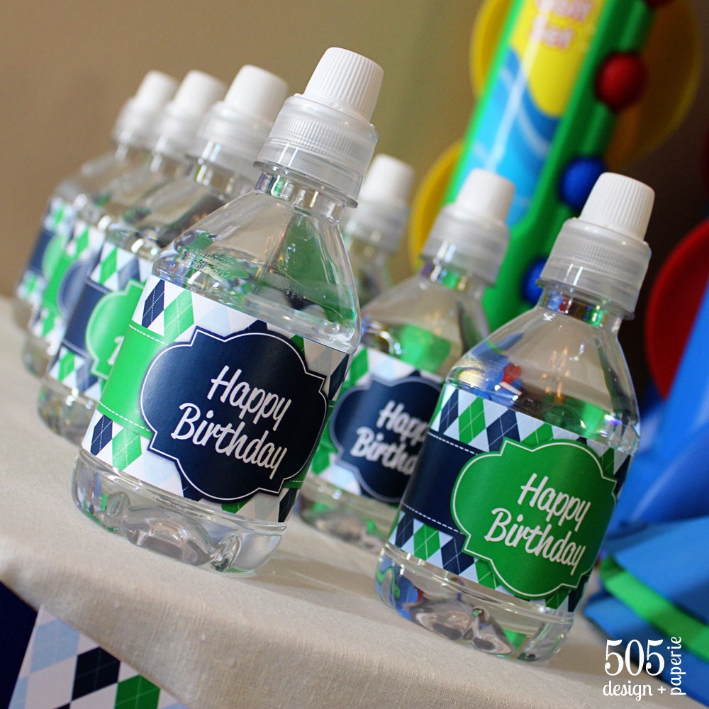 Printable Golf Drink Labels Water Bottle Labels