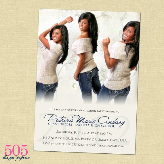 Graduation Party Invitation - Printable by 505 Design Il_570xn