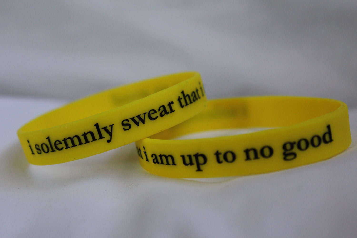Hufflepuff "Solemnly Swear" Wristband