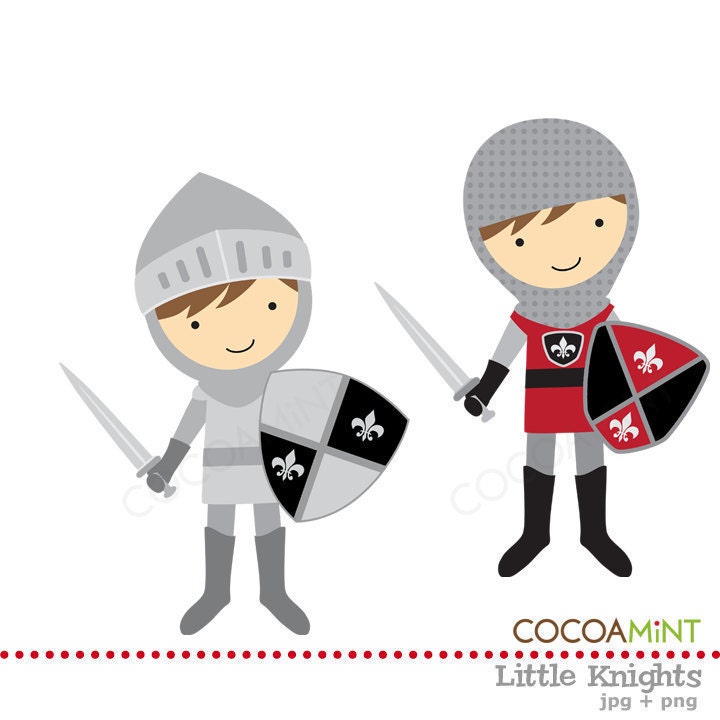 Little Knights Clip Art Il_570xn