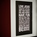 CUSTOM Subway Art Print // Black and White // 20x30