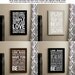 CUSTOM Subway Art Print // Black and White // 20x30