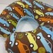 Boppy Cover, Alexander Henry's "Bumper to Bumper" cars cotton with pale blue minky
