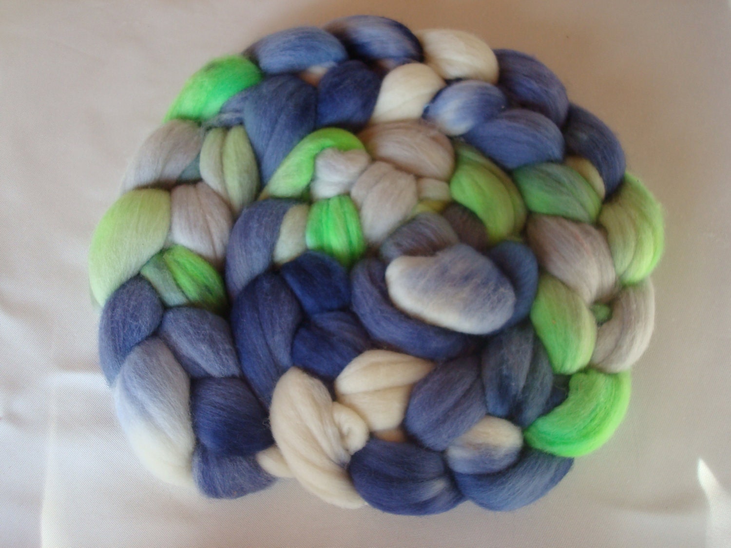 Hand Painted Merino Roving. 4 Ounces for spinning or felting
