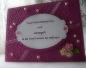 Inspirational Card - Handmade ooak