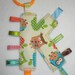 Monogram Taggies - OWLS - Personalized Alphabet Toy for Your Baby