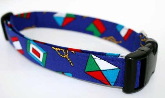 Nautical Dog Collar - The Sailor