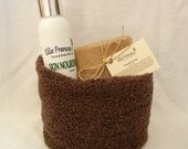 Healthy Skin Towel Gift Basket with All Natural Ingredients