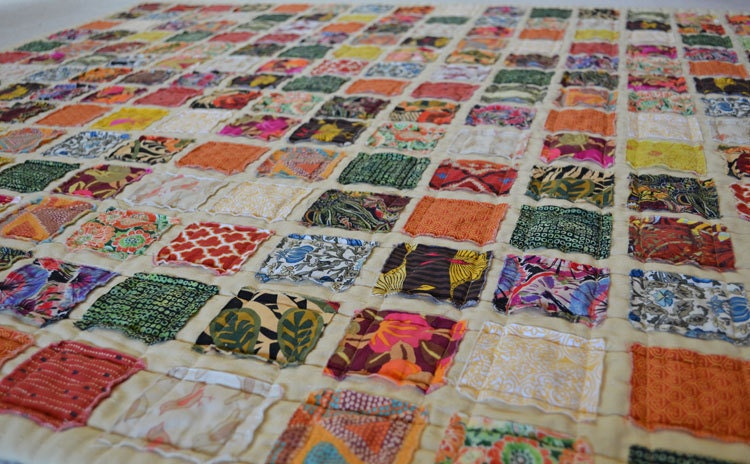 Raw Edge Quilt, Batik, Aboriginal, Tropical