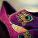 Purple  Peacock Flats ... Size 7.5