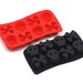 8-Skull Ice Mold Tray Flexible Silicone Mold/Mould For Ice Handmade Soap Candle Candy Chocolate Jewelry Jelly Cake