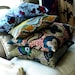 MIX and Match African Wax Print - three large covers 20x20 - Genuine wax print batik 100% Cotton