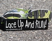 BUMPER STICKER, Lace Up And RUN