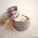 Whimsical Feather Wrapped Ring - Antiqued Silver (Size 6 / 7 / 8)