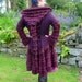 Gypsy Vampire coat from recycled sweaters - RESERVED for Maria