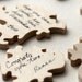 120 piece Personalized Wedding Guestbook Puzzle WOOD