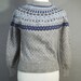 Vintage Aunthentic NORDIC Wool SHETLAND Sweater. (S)