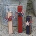 Summer Decor-Primitive Americana Firecracker Trio-Display May Thru July