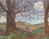 The Evening Friend 8.5x11 Signed Print with Story Included