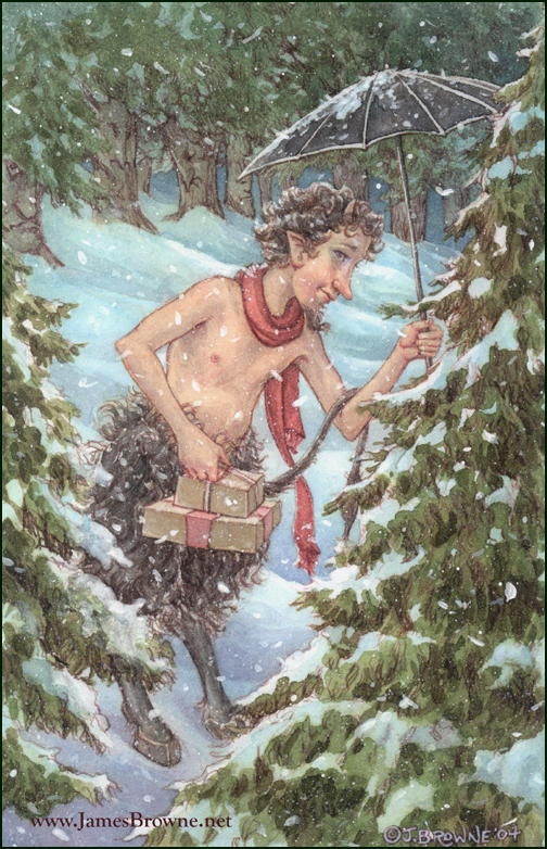 Mr. Tumnus Faun 7x11 Giclee Print