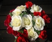 Rose Bud Flower Pens, set of 3, Your Choice of colors