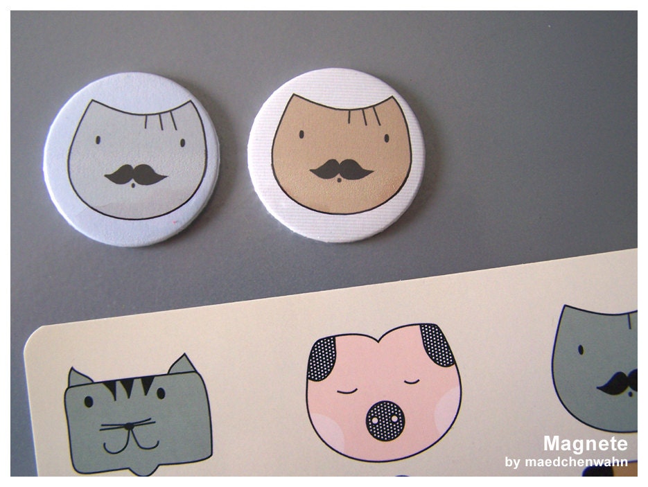 Mr Cat, Animal Magnets 38mm