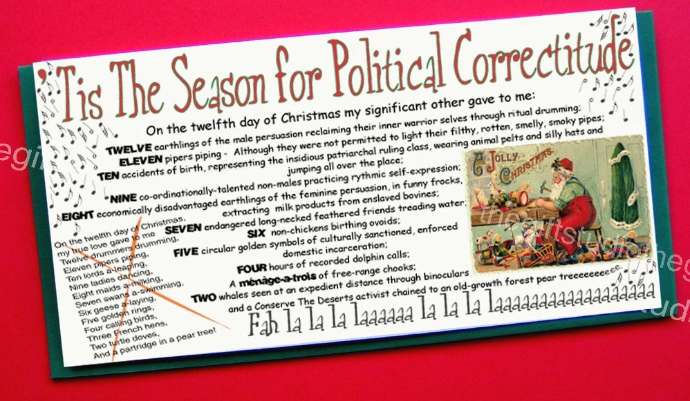 Politically Correct Christmas Greeting 